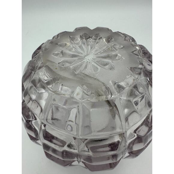EAPG Duncan & Miller Crystal Glass MidCentury Modern BLOCK ROSE BOWL 1889-1904 - Picture 5 of 11